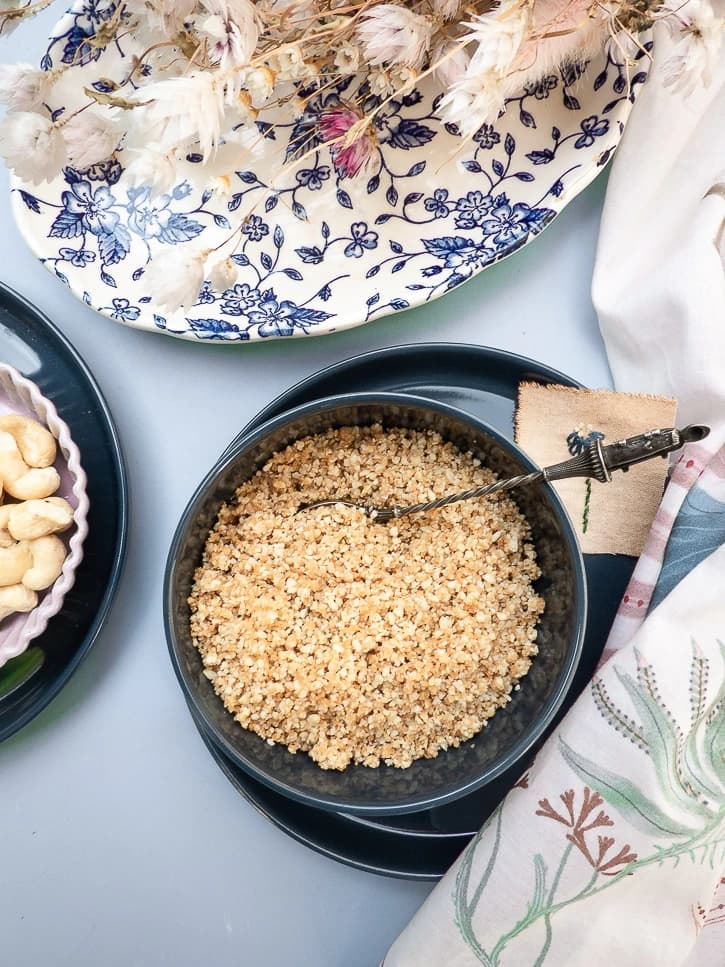 Parmesan vegan fait maison