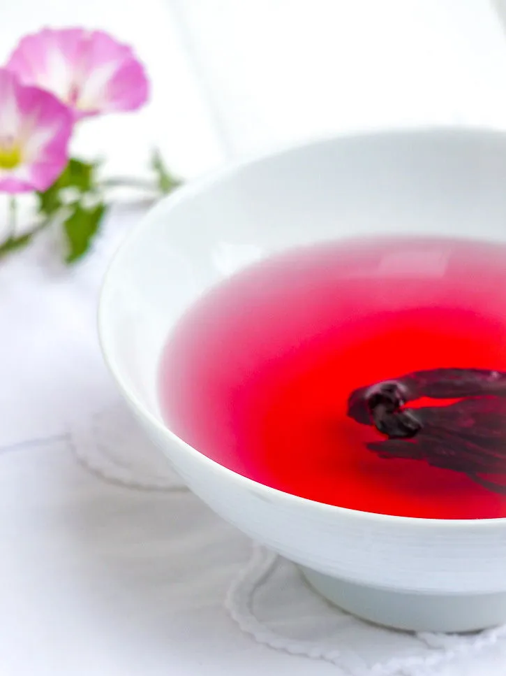 thé à l'hibiscus
