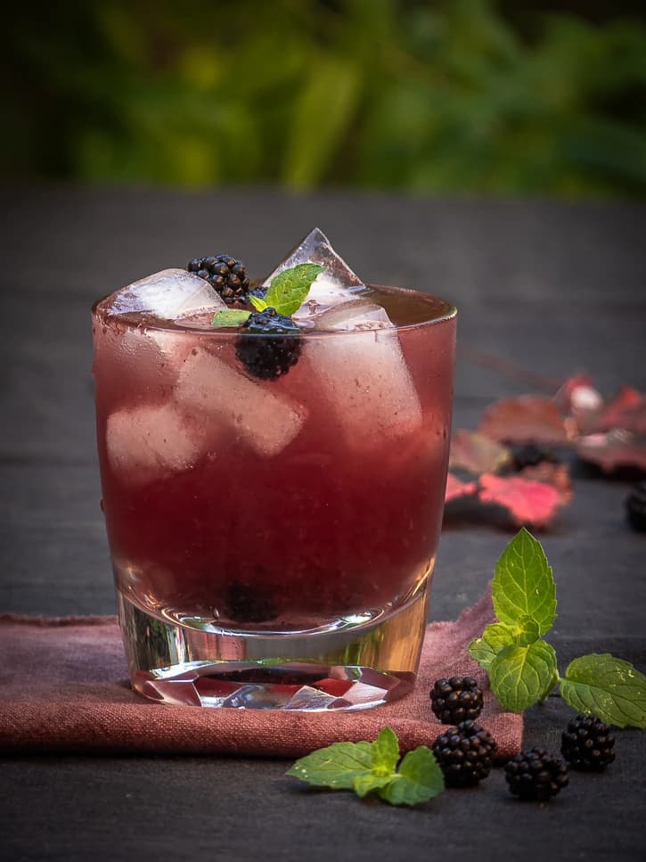 Bramble à la crème de mûres maison
