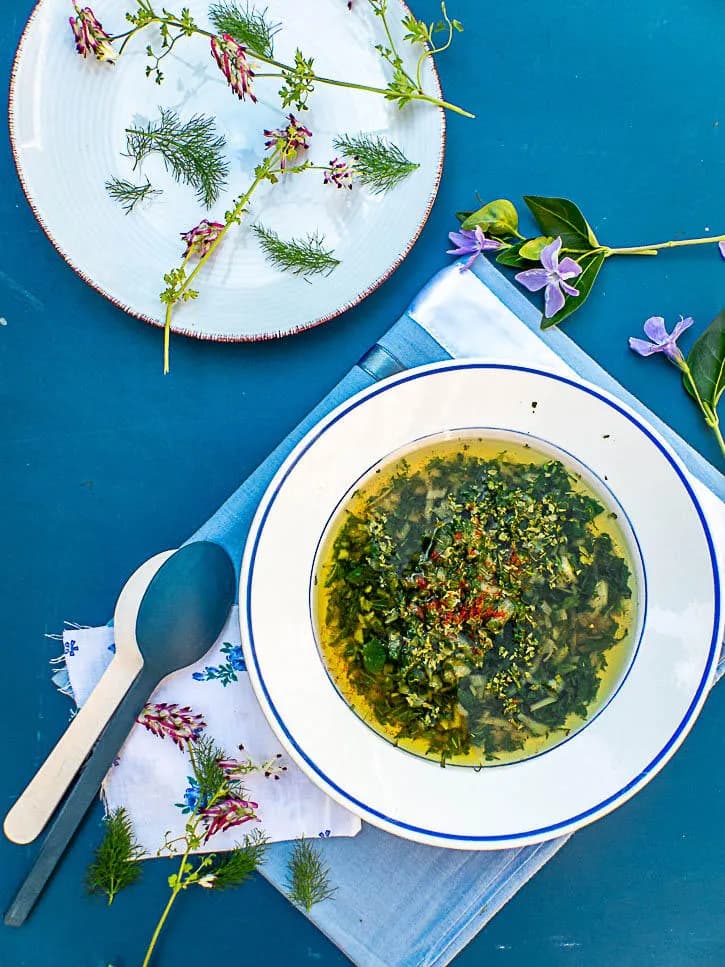 Soupe detox à l'ortie