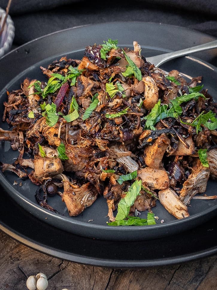 Jacquier effiloché vegan façon barbecue