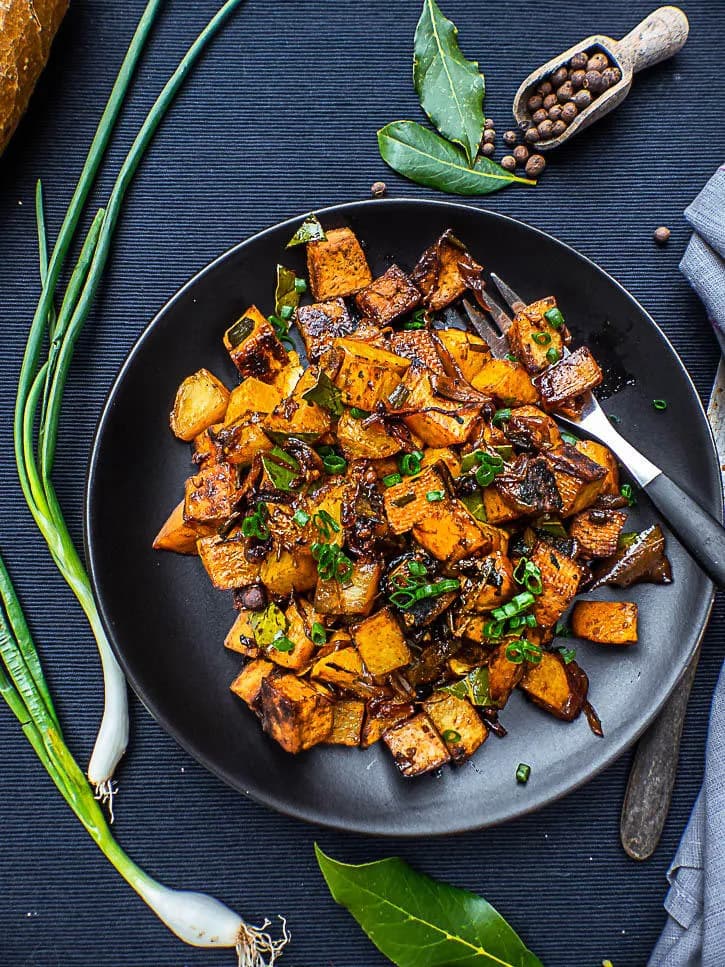 Tofu adobo vegan