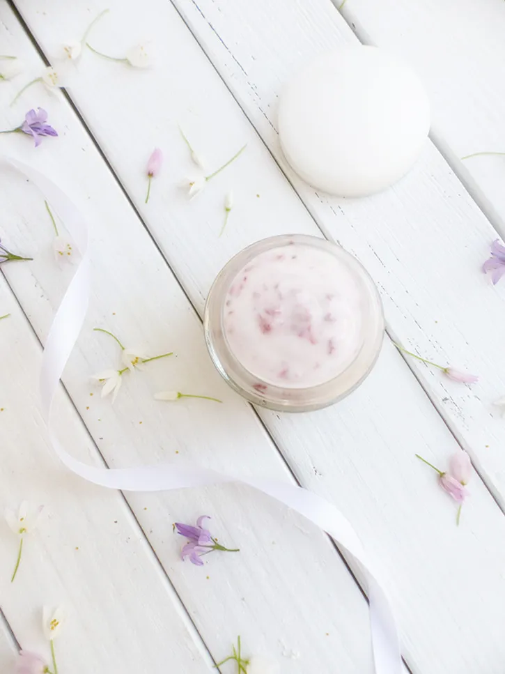 Masque coup d'éclat à la fraise