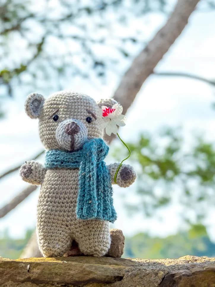 Ourson au crochet, Teddy l’amigurumi