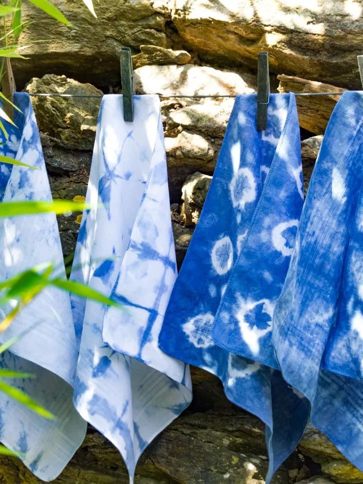shibori,teinture à l’indigo