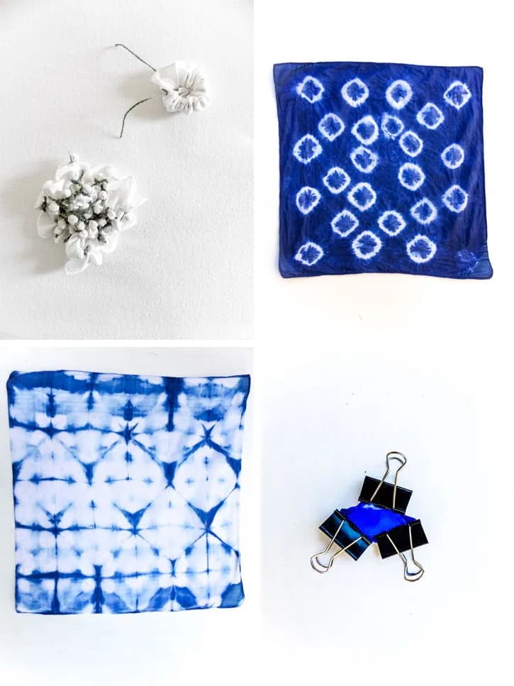 shibori,teinture à l’indigo