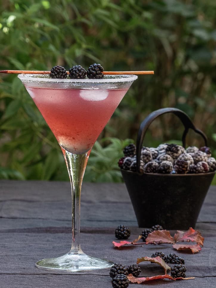 Cocktail à la crème de mûres
