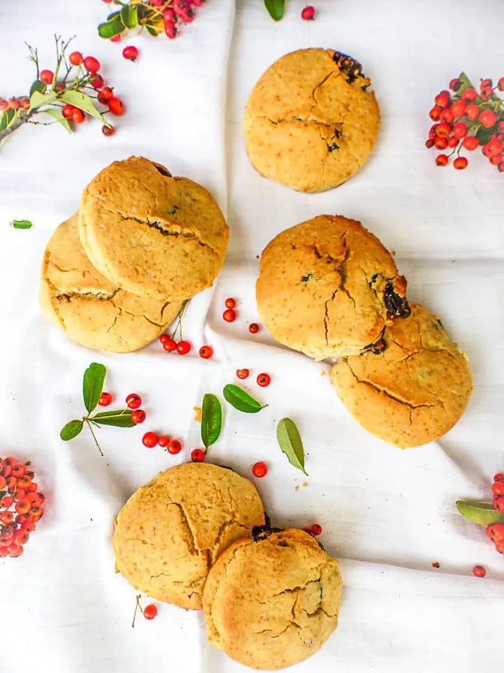 Scones sans gluten vegan