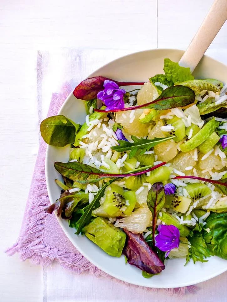 Salade kiwi avocats
