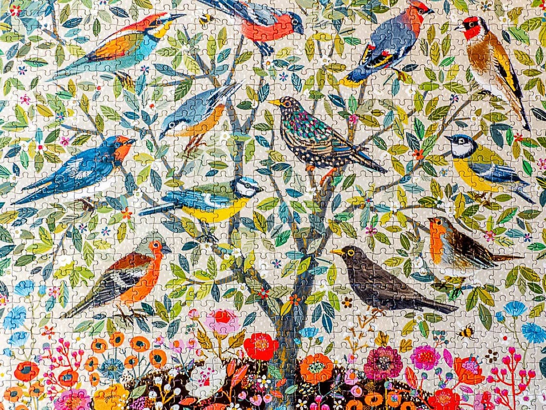 le plaisir de faire des puzzles