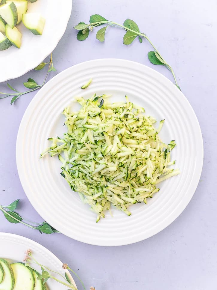 Courgettes rapées