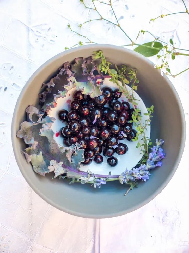 Vitamine C cassis kale thym